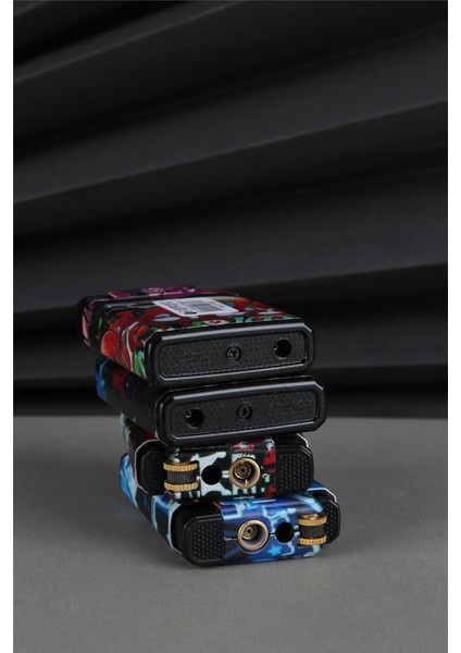 Çift Alevli Özel Tasarım Pürmüz ve Normal Ateş Siyah Gazlı Çakmak - 25CAK131M11 fiyatları