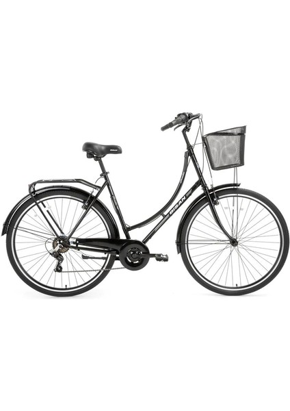 Paradıse-23 Kadın Şehir Bisikleti 56CM V 28 Jant Parlak Siyah Gri
