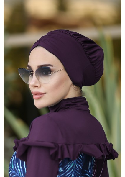 Büzgülü Deniz Havuz Bone R-1001 MOR01 fiyatları