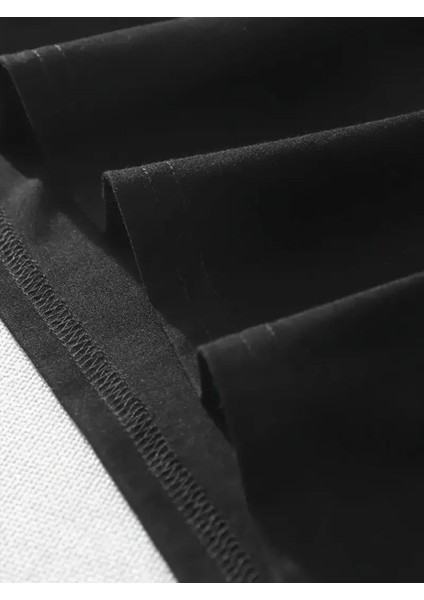 Kadın V Yaka Beyaz Siyah T-Shirt Baskılı Oversize Salaş fırsatları