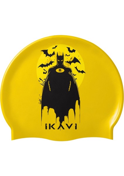 Ikavi Batman Baskılı Silikon Yüzücü Bonesi