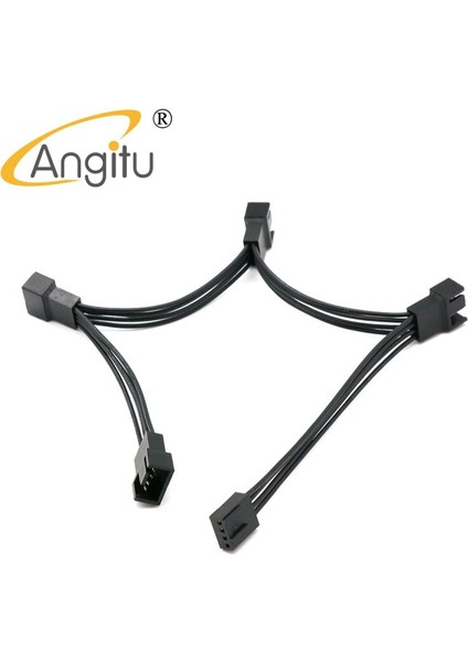 Angitu 3pin Fan 4pin Pwm Fan Güç Bölücü Kablosu (Yurt Dışından) fiyatları