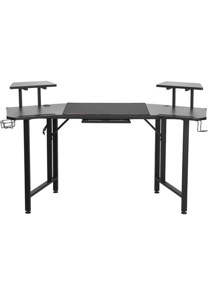 Adore Gaming Commander Oyuncu Masası Rgb Carbon Fiber - Siyah 160X75X49-56 cm