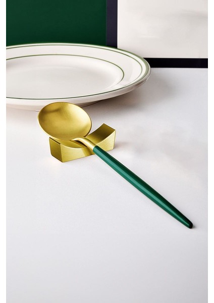 Çelik Gold Chopstick Kaşık Çatal Standı Çelik Çubuk Tutucu MT151SR