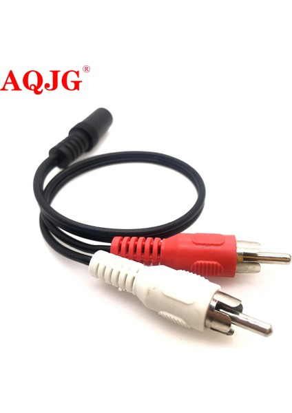 Evrensel 3.5mm Stereo Dişi Jack 2 Rca Erkek Fiş Adaptörü Kulaklık Y Ses Kablosu Kulaklık Uzatma Kablosu Rca Ses Kablosu (Yurt Dışından) indirimleri