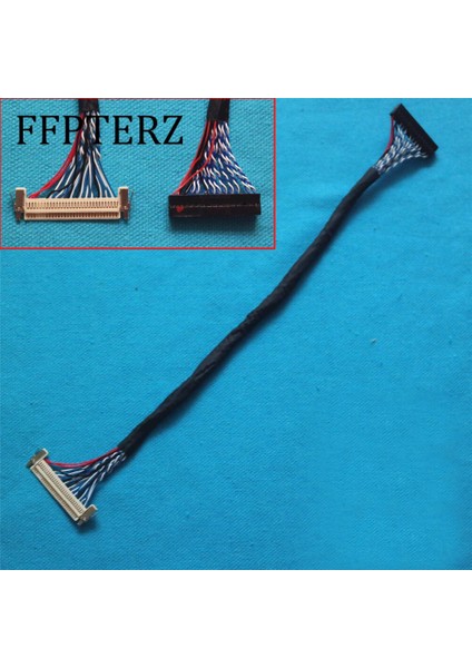Fıx-30-S8 Evrensel Lvds Kablo Fıx 30PIN 2 Kanal 8 Bit W/ Kilitli 17''-26'' LCD Kontrol Paneli Monitör (Yurt Dışından)