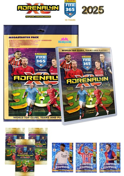 Fıfa 365 2025 Tcg Mega Başlangıç Paketi Futbolcu Kartları