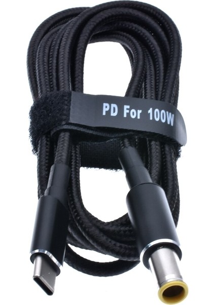 65W 90W 100W USB C Tip C Erkek Dc7.9x 5.5mm Erkek Pd Şarj Cihazı Konnektör Adaptör Kablosu Lenovo T60 T60P T61 T61P X60 (Yurt Dışından) modelleri