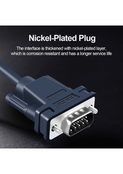 USB Db9 Veri Kablosu RS232 Seri Pda 9 Db9 Pin Adaptörü Üretken PL2303 Windows 7 10 Xp Vista Mac Os USB RS232 Com Pc Kablosu (Yurt Dışından)