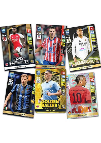 Fıfa 365 2025 Tcg Mega Başlangıç Paketi Futbolcu Kartları