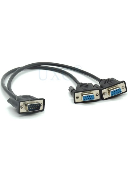 Db9 9pin 1 Ila 2 RS232 Seri Kablo Ayırıcı Doğrudan Bağlı Com 2 In 1 Veri Kablosu Erkek - Kadın Yazarkasa Pos Ekranı Için (Yurt Dışından)