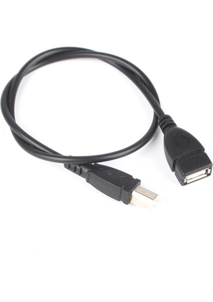 50 cm Yazıcı Uzatma Kablosu USB 2.0 Tip A Dişi USB B Erkek Tarayıcı Yazıcı Uzatma Adaptör Kablosu (Yurt Dışından)