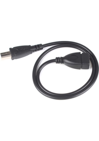 50 cm Yazıcı Uzatma Kablosu USB 2.0 Tip A Dişi USB B Erkek Tarayıcı Yazıcı Uzatma Adaptör Kablosu (Yurt Dışından)