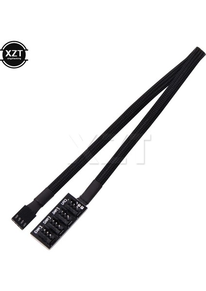 1 Adet Ana Bilgisayar Kasası Pc Soğutucu Soğutma Fanı Güç Kablosu 1 Kadın 4 Erkek 4pin Soket Hub Splitter Kablosu 3pin 4pin Pwm Soğutma Fanı (Yurt Dışından)