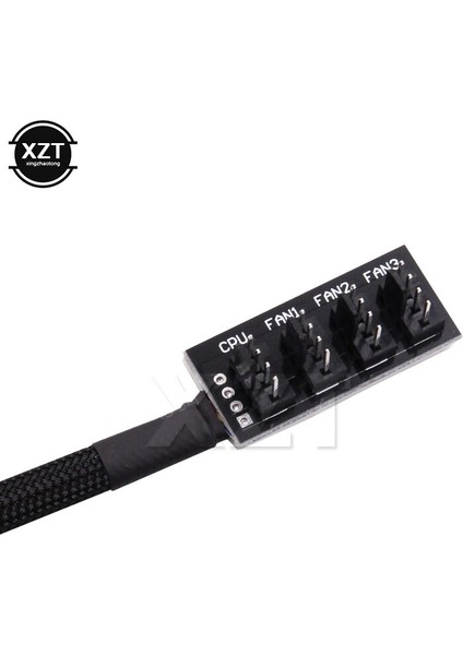 1 Adet Ana Bilgisayar Kasası Pc Soğutucu Soğutma Fanı Güç Kablosu 1 Kadın 4 Erkek 4pin Soket Hub Splitter Kablosu 3pin 4pin Pwm Soğutma Fanı (Yurt Dışından)