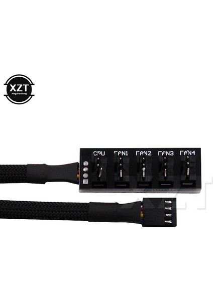 1 Ila 5 4 Pinli Molex Tx4 Pwm Cpu Soğutucu/kutu Soğutma Fanı Güç Kablosu Hub Splitter Adaptör Kablosu (Yurt Dışından)