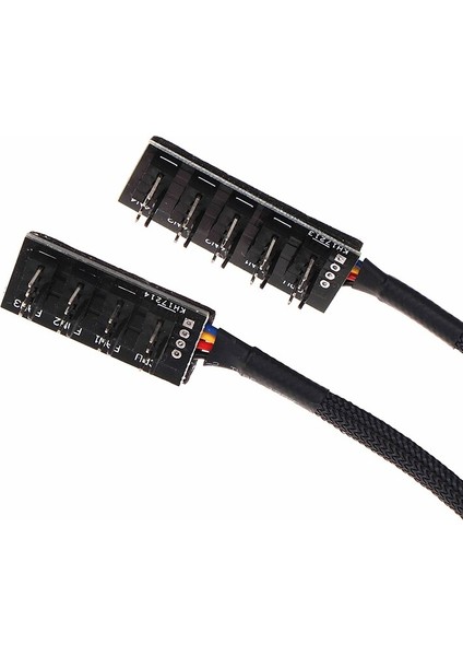 Ana Bilgisayar Kasası Pc Soğutucu Fan Güç Kablosu 1 Kadın 4 Erkek 4pin Soket Fan Hub Splitter Kablosu 3pin & 4pin Pwm Soğutma Fanı 2 Stilleri (Yurt Dışından) fırsatları