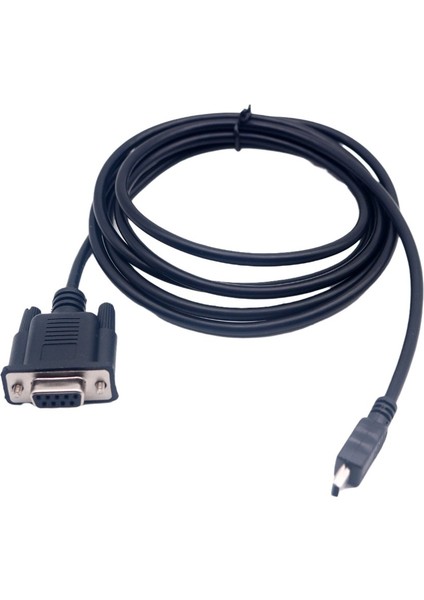 RS232 Db9 Dişi Mini USB 2.0 A Erkek Seri Kablo Adaptörü Dönüştürücü 6ft (Yurt Dışından)