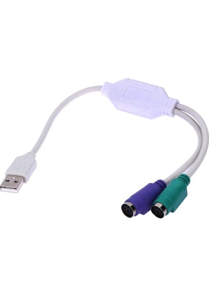 Alloyseed 31 cm USB Ps2 Fare Klavye Dönüştürücü Kablosu Adaptörü Ps2 Arayüzü Konektörü Klavye Masaüstü (Yurt Dışından) modelleri