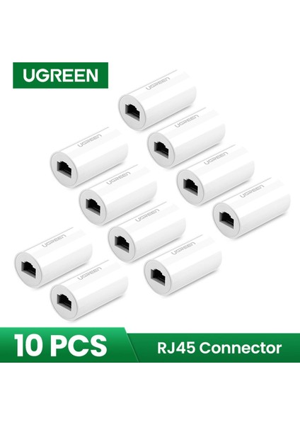 Ugreen RJ45 Ethernet Adaptörü 8P8C Kadın - Dişi Anti-Thunder RJ45 Konnektör Ağ Uzatma Kablosu Adaptörü Ethernet Kablosu (Yurt Dışından)