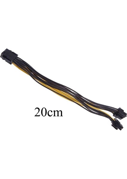 Pcı-E 6 Pinli - 2x6 + 2 Pinli (6 Pinli / 8 Pinli) Güç Kablosu Pcıe Ayırıcı Pcı Express Futural J10T Dijital Nakliye Kablosu Adaptörü (Yurt Dışından) indirimleri