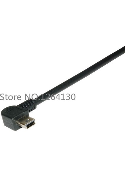 Mini 5pin USB 90 Derece Açıyla USB 2.0 Af Sarmal Kablo / Arabada U Disk Için Otg Işlevli Yaylı Kablo (Yurt Dışından)