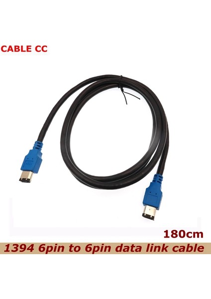 1.5m 6 Pin / 6pin Firewire 400 - Firewire 400 6pin / 6pin Ilink Ieee 1394 Kablo Siyah Renk En (Yurt Dışından)