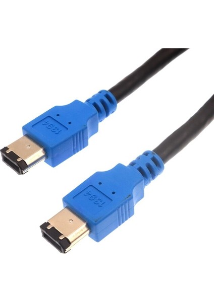 1.5m 6 Pin / 6pin Firewire 400 - Firewire 400 6pin / 6pin Ilink Ieee 1394 Kablo Siyah Renk En (Yurt Dışından) fiyatları