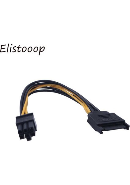 15 Pin 6 Pin Pcı Express Sata Güç Kablosu Pcı-E Sata Dönüştürücü Adaptör Güç Kablosu Atx Adaptör Yükseltici (Yurt Dışından)