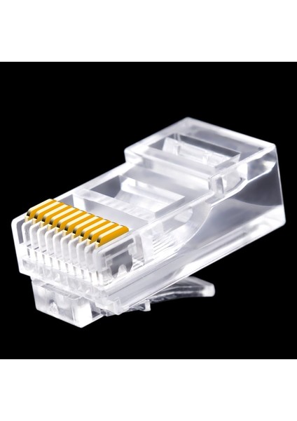 30 Adet 10P10C RJ45 RJ48 RJ50 CAT5E Utp Ethernet Konektörü Ağ Modüler Kristal Fiş 10-Pin Ağ Kablosu Konektörü (Yurt Dışından) modelleri