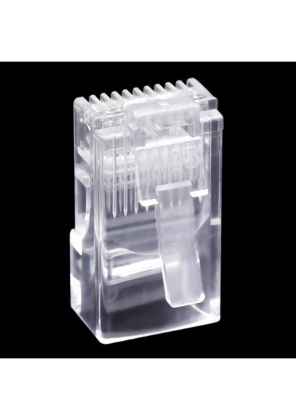 30 Adet 10P10C RJ45 RJ48 RJ50 CAT5E Utp Ethernet Konektörü Ağ Modüler Kristal Fiş 10-Pin Ağ Kablosu Konektörü (Yurt Dışından) fırsatları