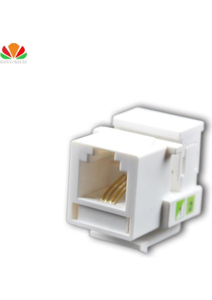 Sıcak 5 Adet Aletsiz Telefon Modülü RJ11 Konektörü 4 Telli Kablo Adaptörü Telekom Ses Keystone Jack 6P4C Cat3 Bilgi Soketi (Yurt Dışından)