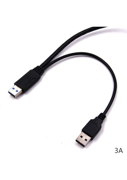Yeni Sıcak Sata Veri Kablosu Usb2.0 + USB 3.0 Tip A'dan USB 3.0 A Erkek Y Kablo Konektörü Sabit Disk Için (Yurt Dışından)