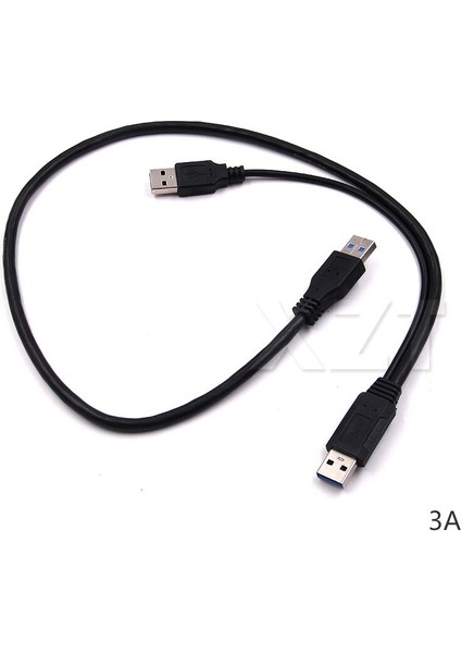 Yeni Sıcak Sata Veri Kablosu Usb2.0 + USB 3.0 Tip A'dan USB 3.0 A Erkek Y Kablo Konektörü Sabit Disk Için (Yurt Dışından)