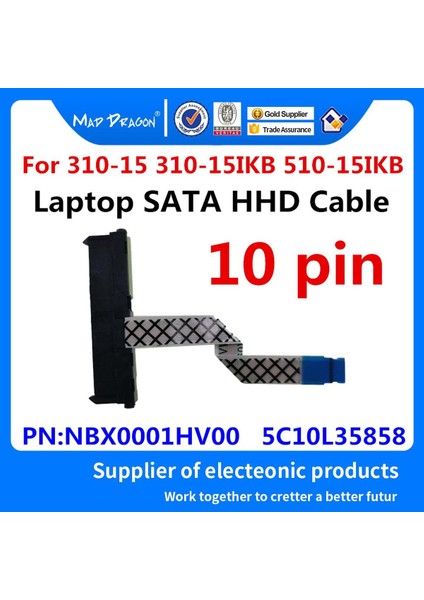 Yeni Dizüstü Hhd Kablo Sabit Disk Sürücüsü Kablosu Lenovo Ideapad 310-15 310-15IKB 510-15 510-15IKB NBX0001HV00 5C10L35858 (Yurt Dışından)