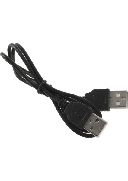 USB 2.0 Tip A Erkek - USB A Erkek Sycn Veri Şarj Kablosu 50CM Siyah Kablo K3A6 (Yurt Dışından) fırsatları
