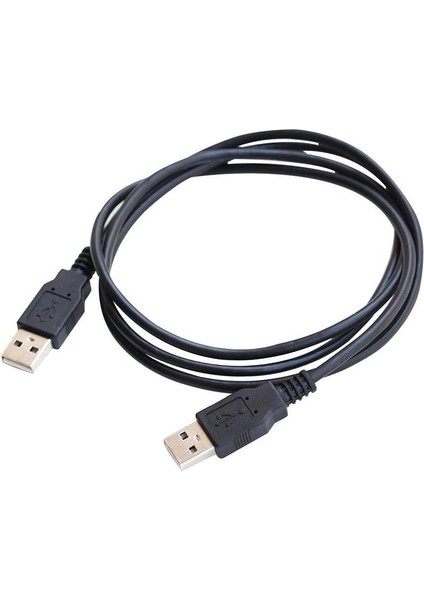 USB 2.0 Tip A Erkek - USB A Erkek Sycn Veri Şarj Kablosu 50CM Siyah Kablo K3A6 (Yurt Dışından) indirimleri