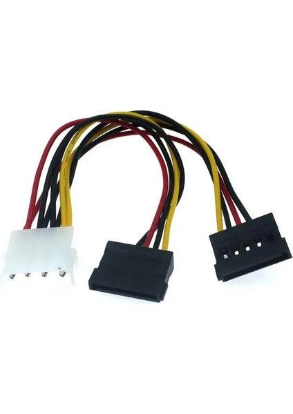 4-Pin Ide Molex Seri Ata 2 Sata Sabit Disk Güç Kablosu Adaptörü Erkek Otobüs Y Ayırıcı Hat Dönüştürücü En Iyi (Yurt Dışından)