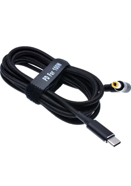 100 W USB Tip C 5.5x2.5mm Erkek Tak Dönüştürücü USB C Pd Şarj Cihazı Dc Şarj Kablosu Kablosu Asus Lenovo Toshiba Dizüstü Bilgisayar 1.8 M (Yurt Dışından)