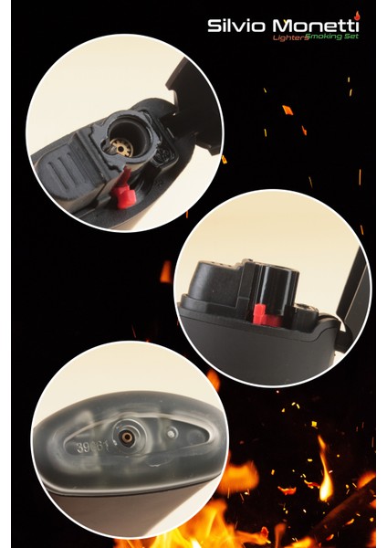 Siyah Gazlı Çakmak SMC3061PR001 indirimleri