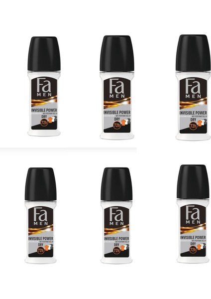 Men Roll-On Invisible Power 6x50 ml