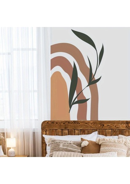 Yaprak Desenli Bohem Duvar Sticker 65 x 100 cm fırsatları