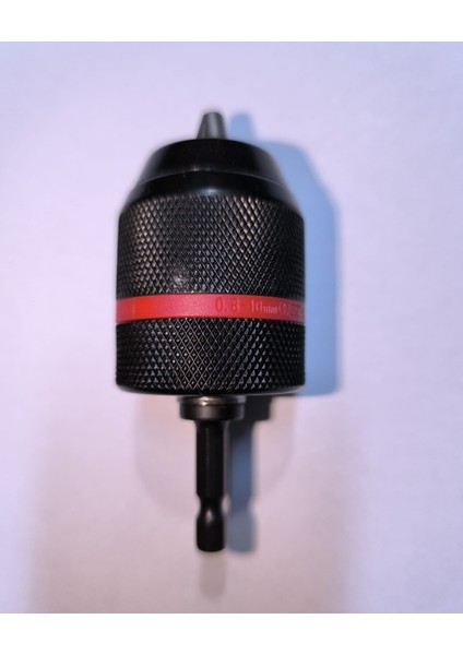 Dmax Şarjlı Vidama Matkap Için 1/4 Hex Adaptörlü Mandren Kilitli 10MM 3/8 mm Otomatik Anahtarsız Süpra Mandren