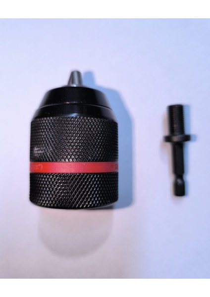 Dmax Şarjlı Vidama Matkap Için 1/4 Hex Adaptörlü Mandren Kilitli 10MM 3/8 mm Otomatik Anahtarsız Süpra Mandren