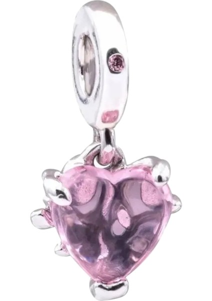 Pembe Ailemizin Kalbi Charm