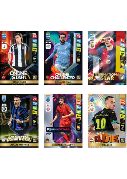 Fıfa 365 Adrenalyn Xl 2025 Futbolcu Kartları 10 Paket (60 KART)