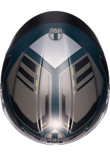 K6 S Mplk Enhance Matt Grey Yellow Fluo Kapalı Kask indirimleri