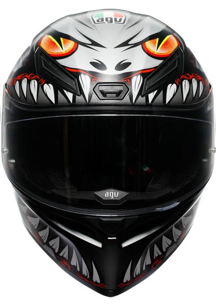 K1 S E2206 Lyzard Matt Black Grey Red Kapalı Kask fiyatları