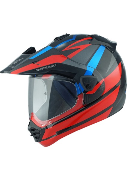 Tour-X5 Honda Red Kapalı Kask