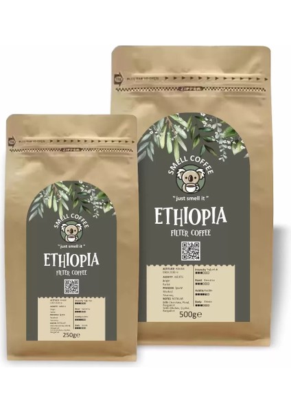 Ethiopia Limu Çekirdek Kahve 250 gr